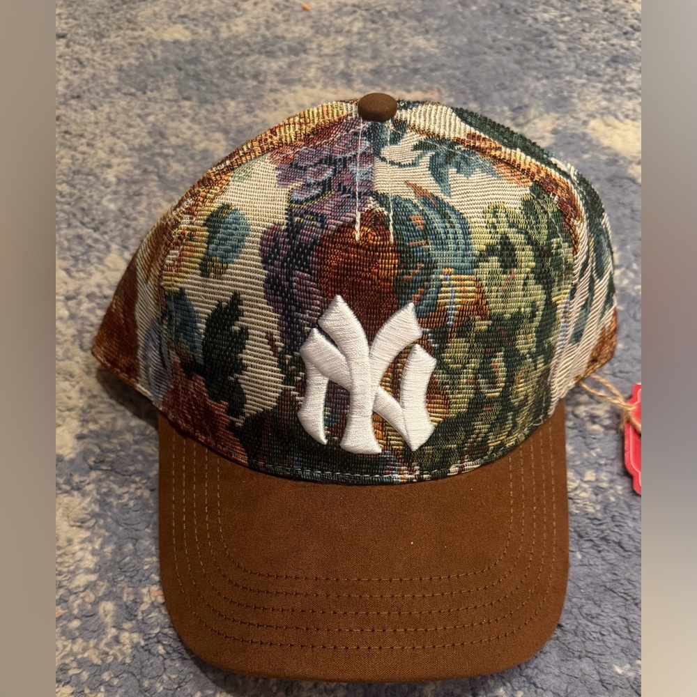 American Needle Multicolor Cap with Brown Brim